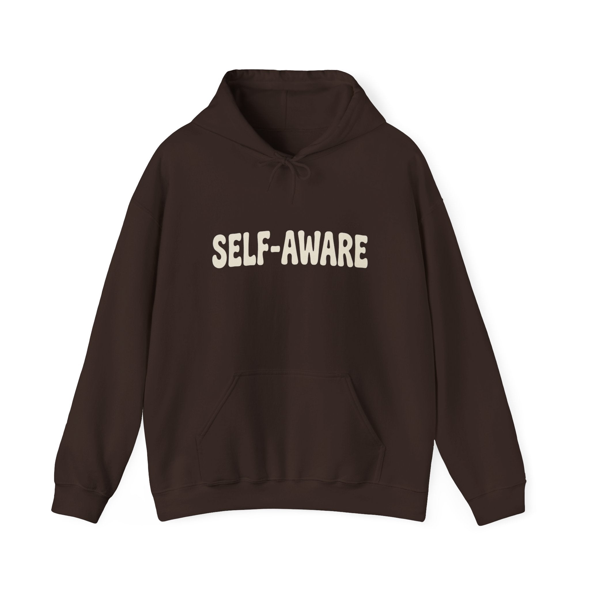 Self-Aware Hoodie | Attachment Issues But Self-Aware Back Print