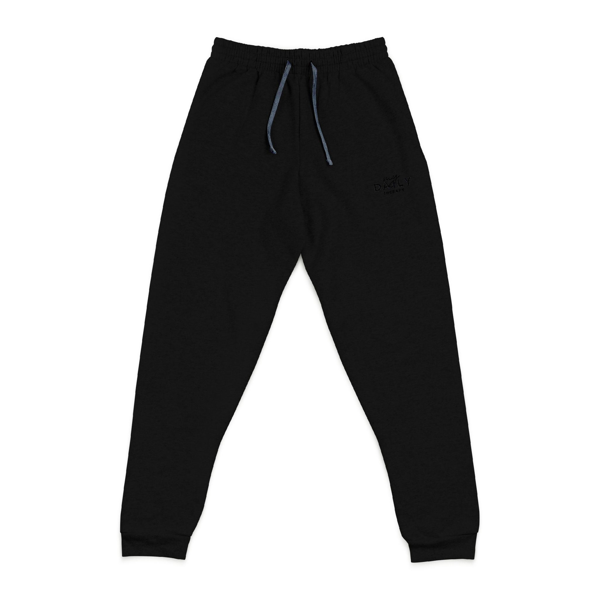 Cozy Unisex Joggers — Embroidered Stress Relief Lounge Pants