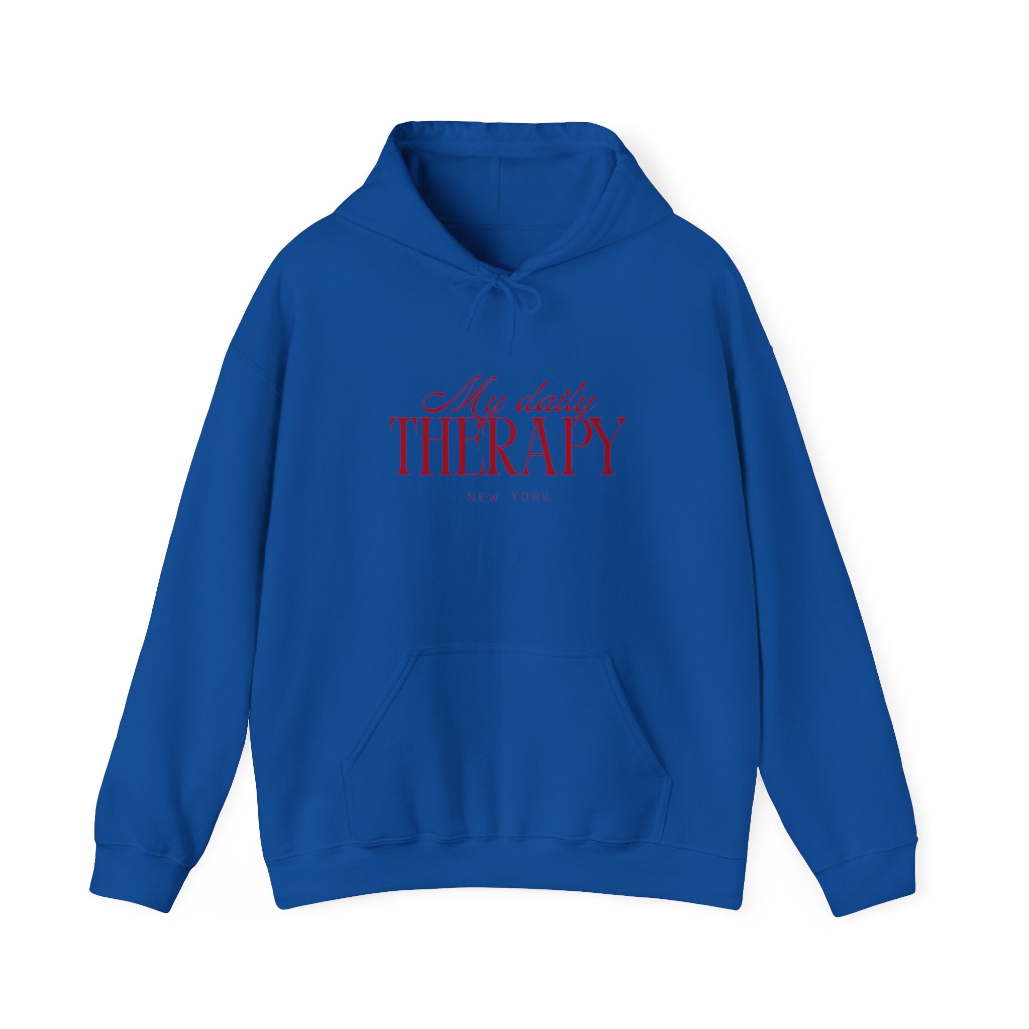 My Daily Therapy hoodie | Cozy Mental Health Quote Sweatshirt