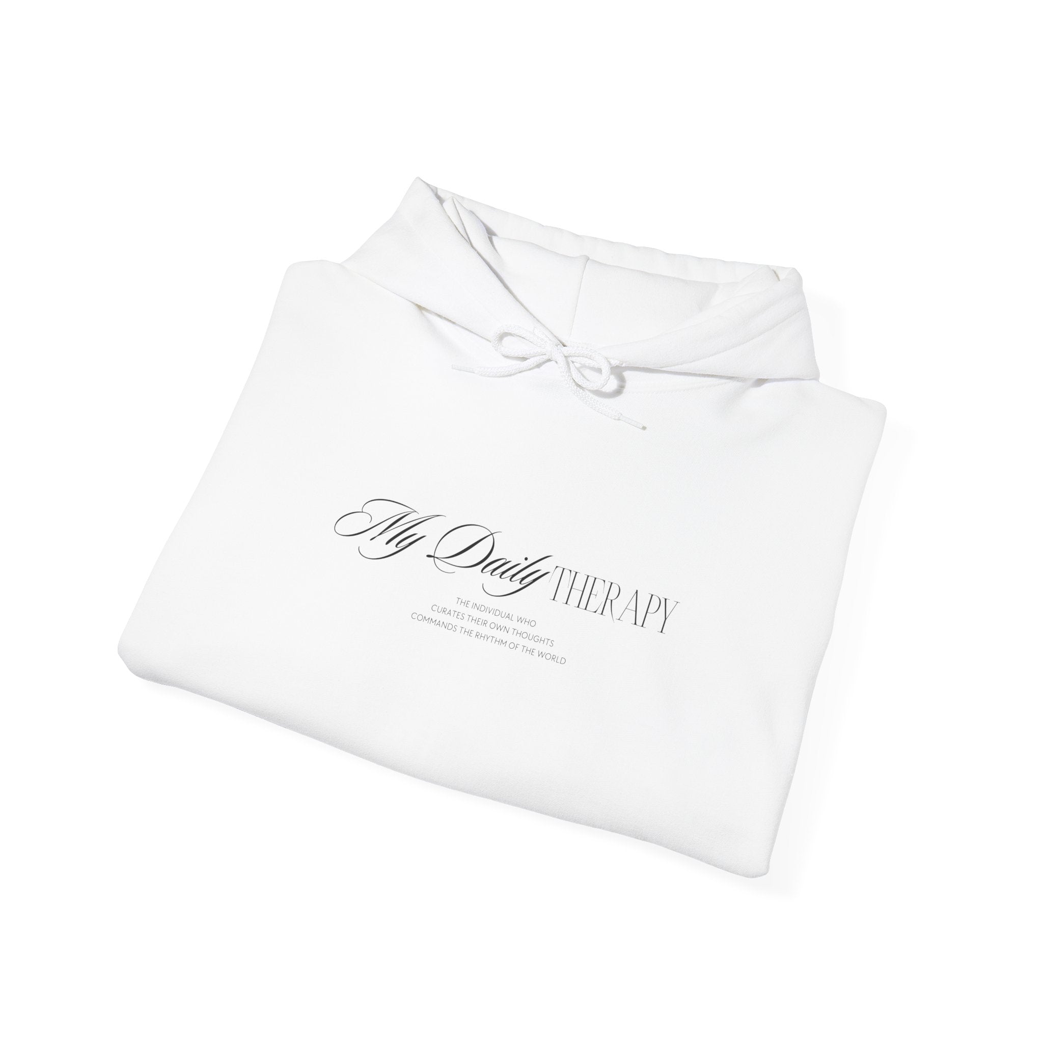 My Daily Dreams hoodie | Script text minimalist white sweatshirt