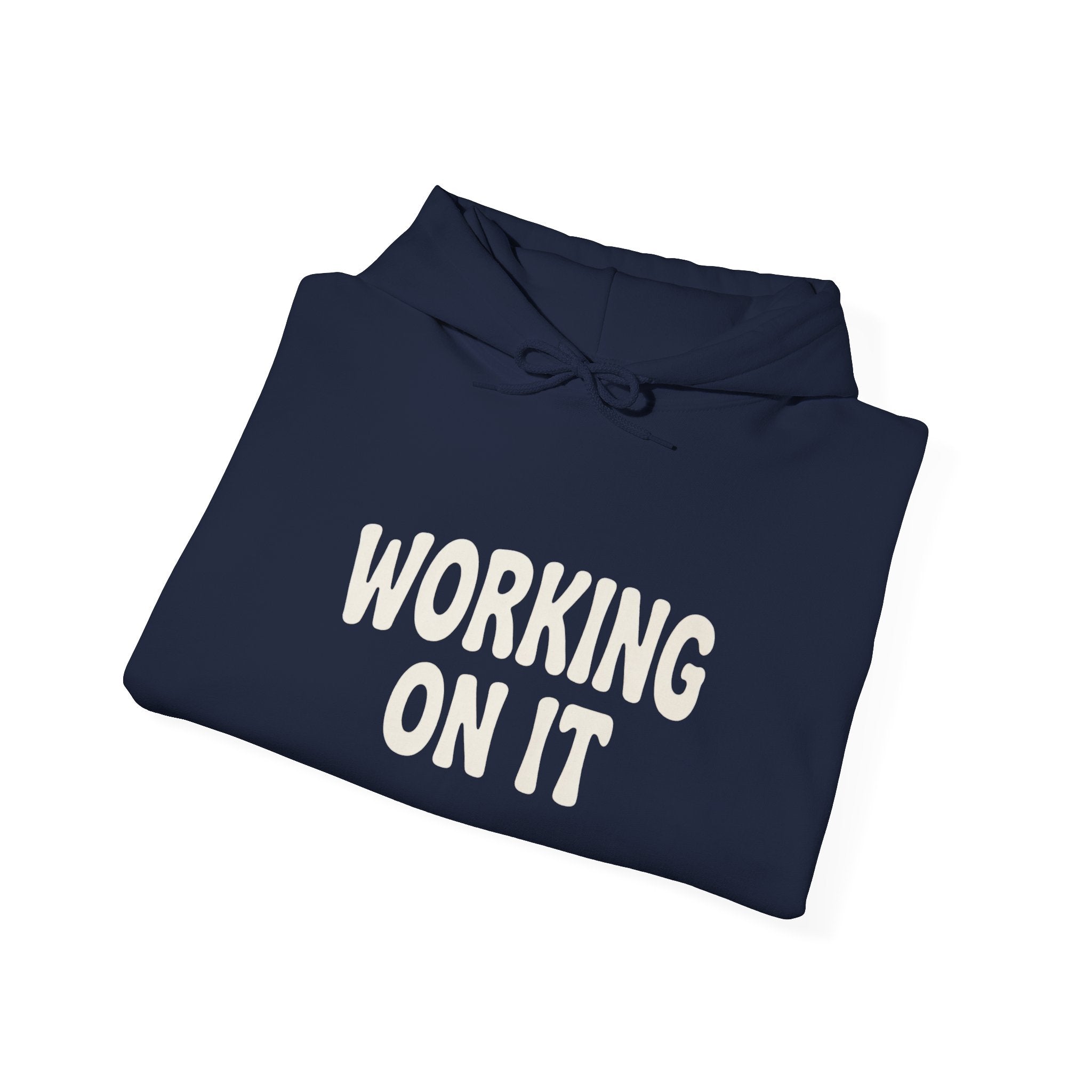 Emotionally Unavailable (Working On It) Hoodie | Black Pullover Sweatshirt