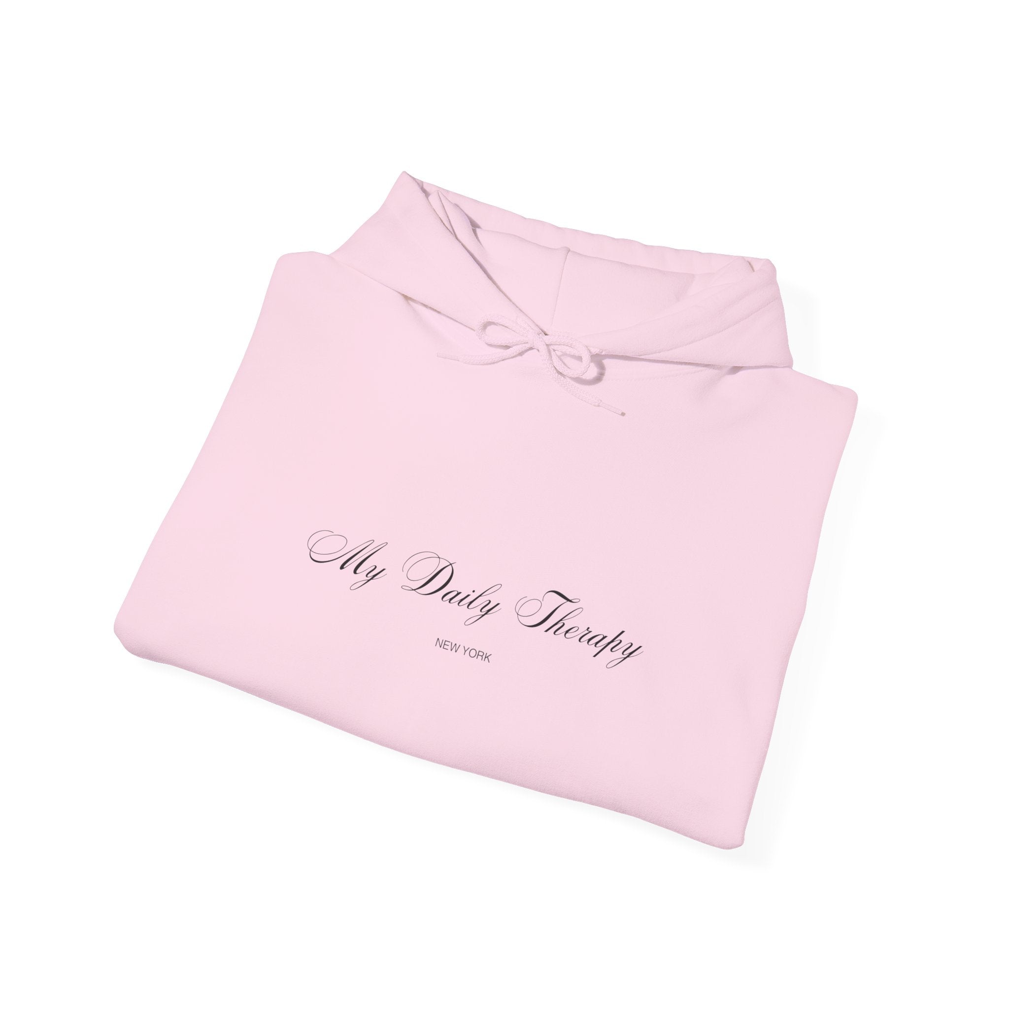 My Diary Therapy hoodie | minimal script logo, white pullover sweatshirt