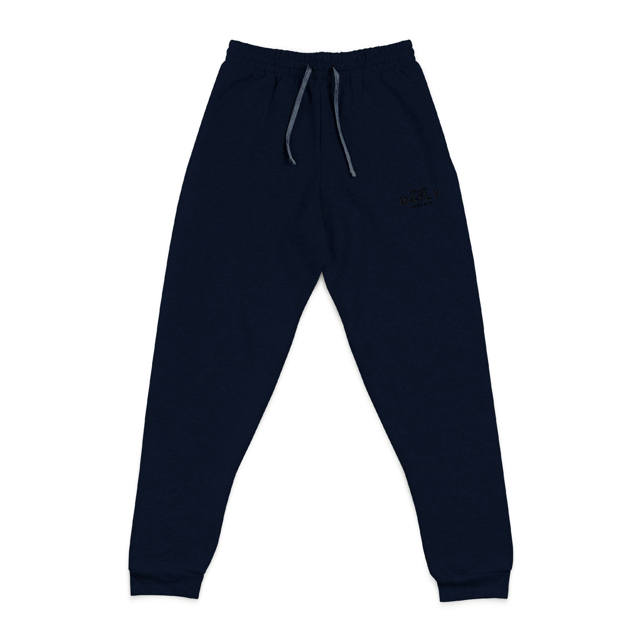 Cozy Unisex Joggers — Embroidered Stress Relief Lounge Pants