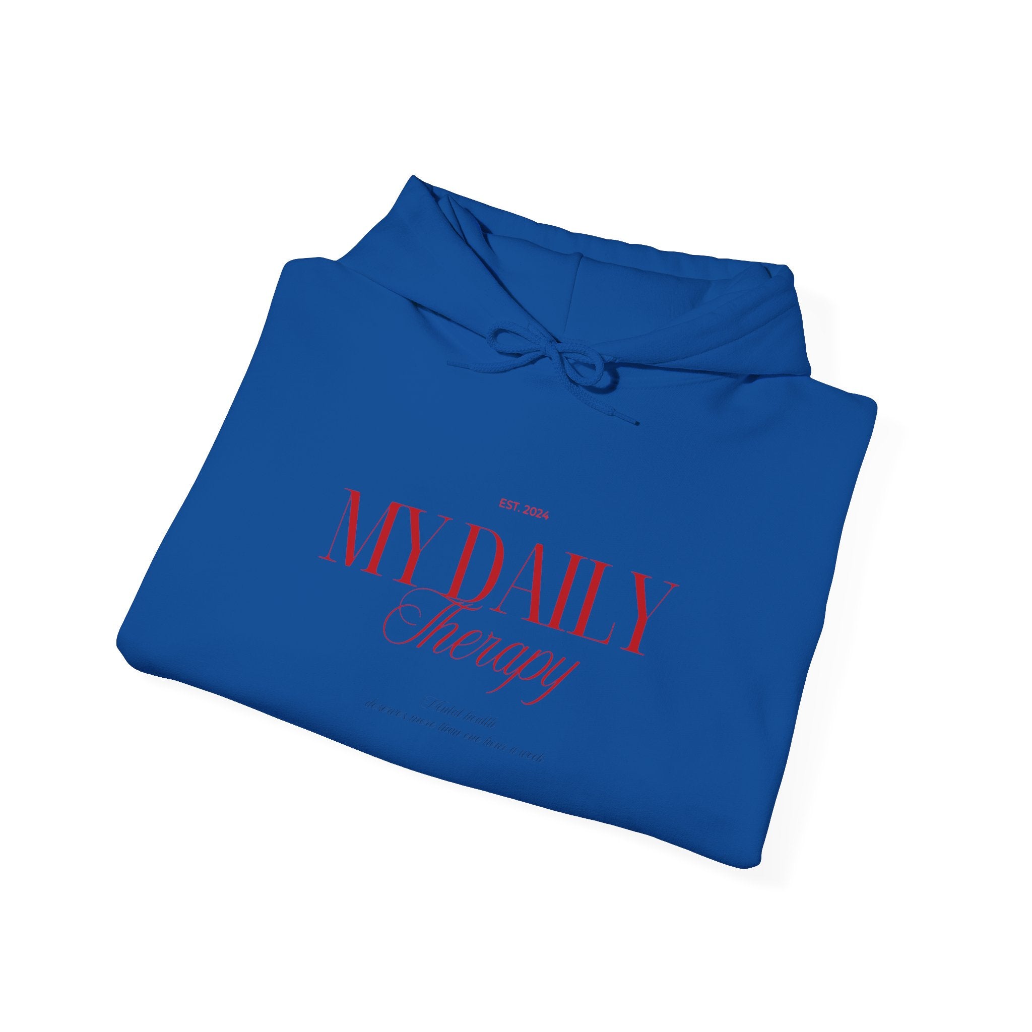 My Daily Therapy Hoodie | Minimal Script Logo sweatshirt