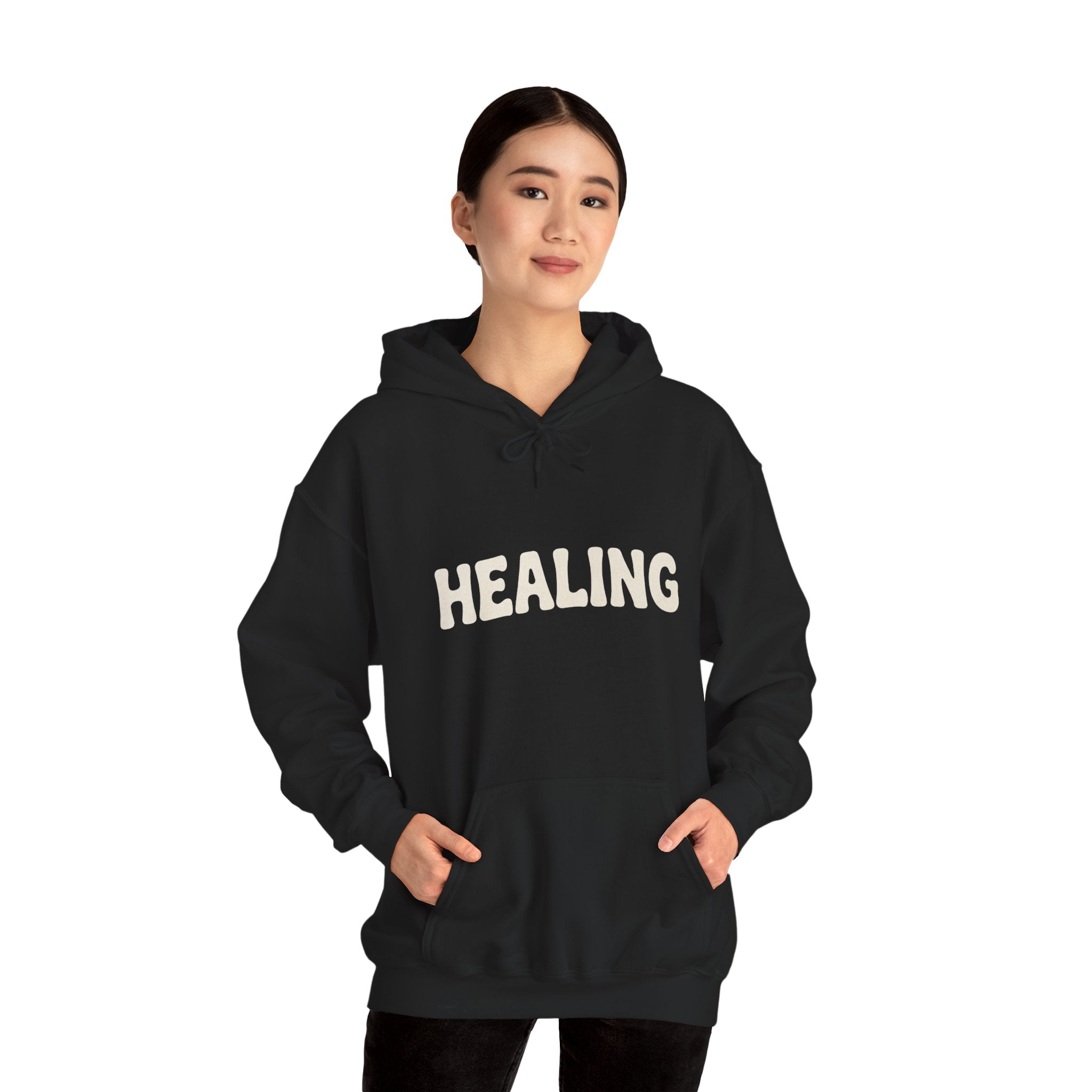 Healing But Still Toxic Sometimes Hoodie | Healing Text Pullover