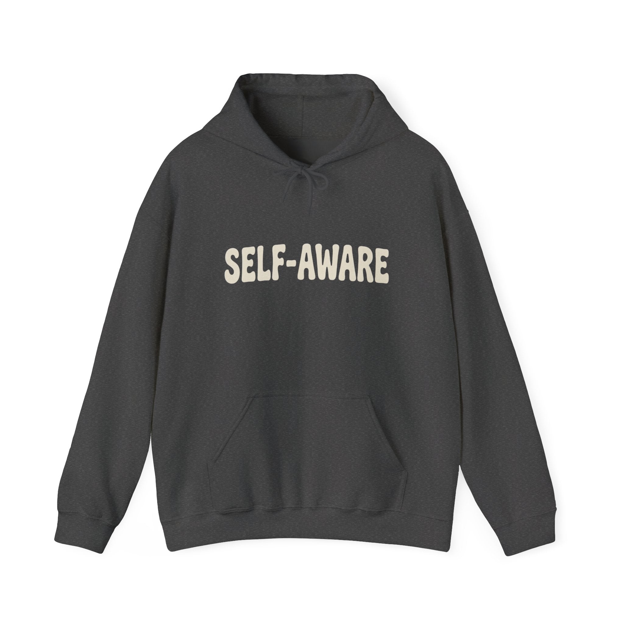 Self-Aware Hoodie | Attachment Issues But Self-Aware Back Print