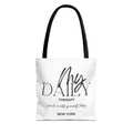 My Daily Therapy tote bag | motivational typography tote