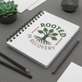 Rooted in Recovery Spiral Bound Journal | Plant Tree Roots Design