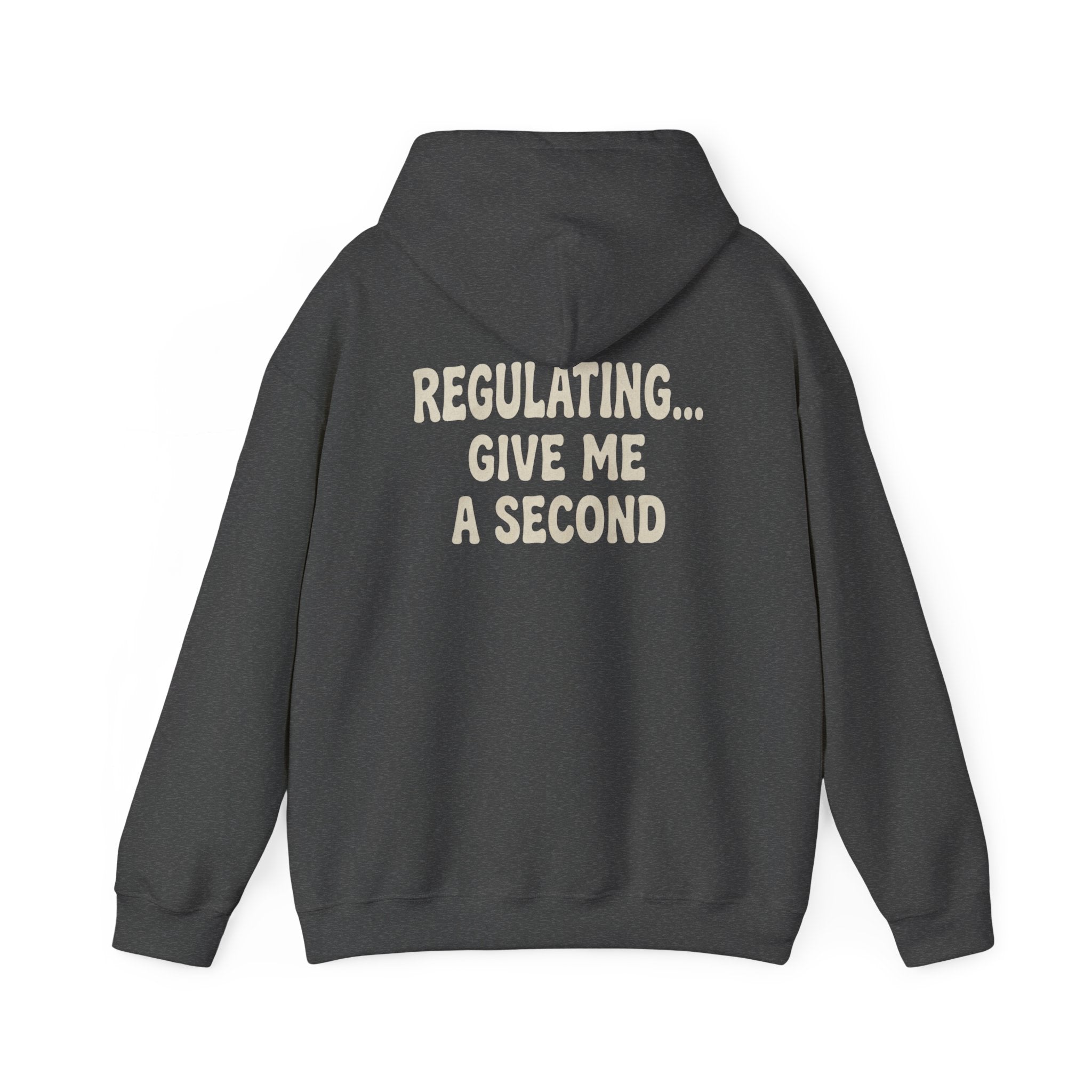 Regulating Hoodie | Regulating... Give Me A Second Sweatshirt