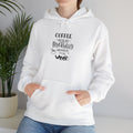 Coffee healing Monday Happiness Hoodie | Typography Coffee Quote Sweatshirt