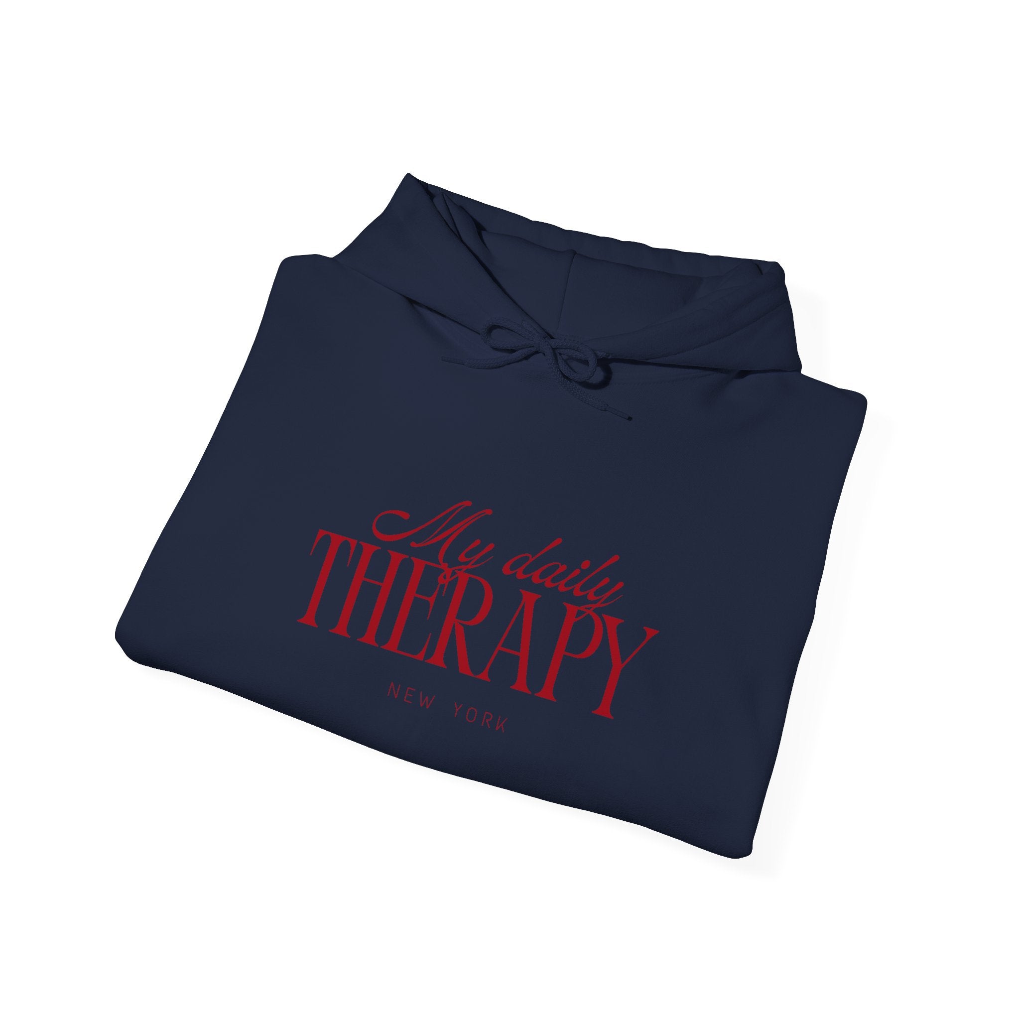 My Daily Therapy hoodie | Cozy Mental Health Quote Sweatshirt