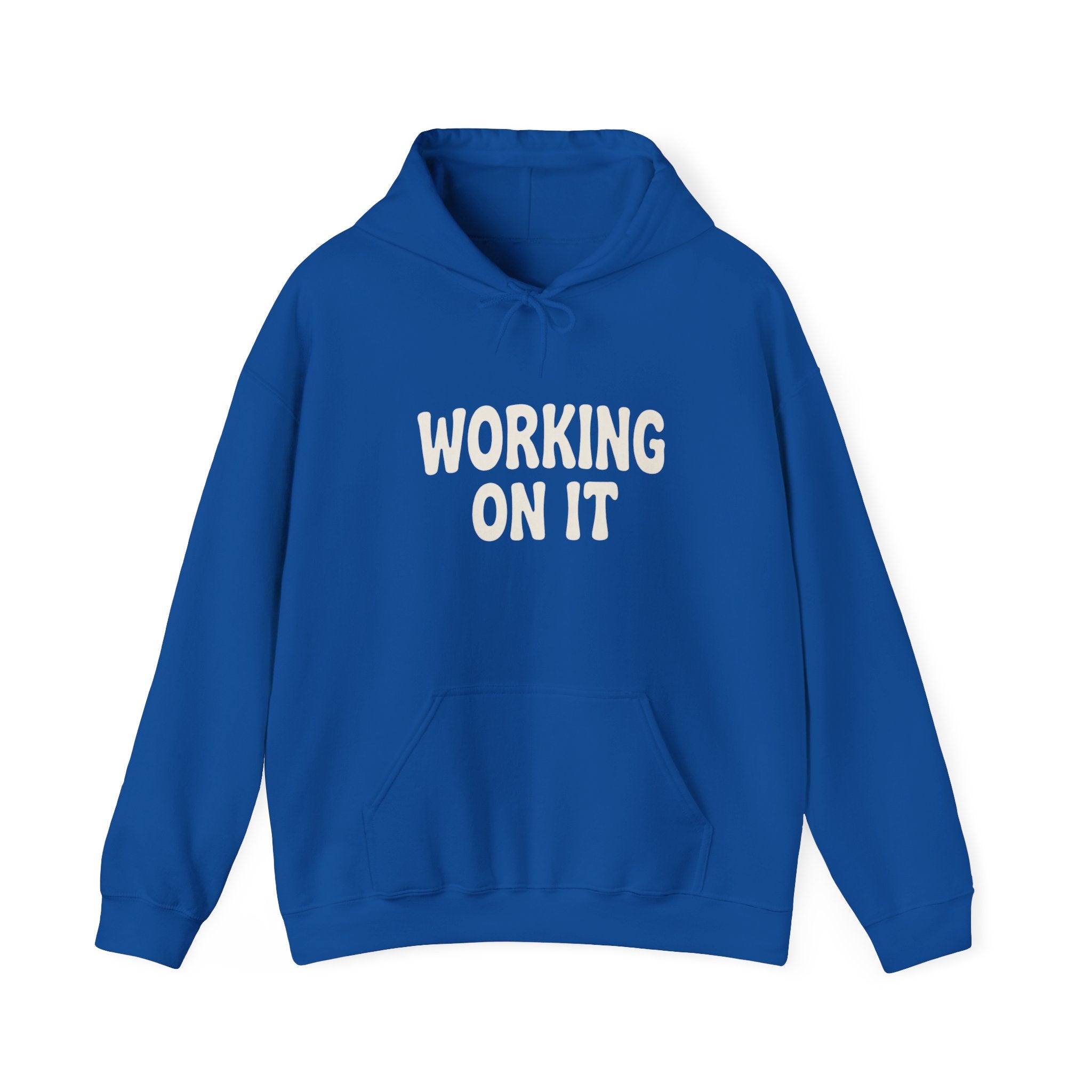 Emotionally Unavailable (Working On It) Hoodie | Black Pullover Sweatshirt