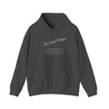 My Daily Therapy Script Hoodie | Minimal Text Mental Health Sweatshirt