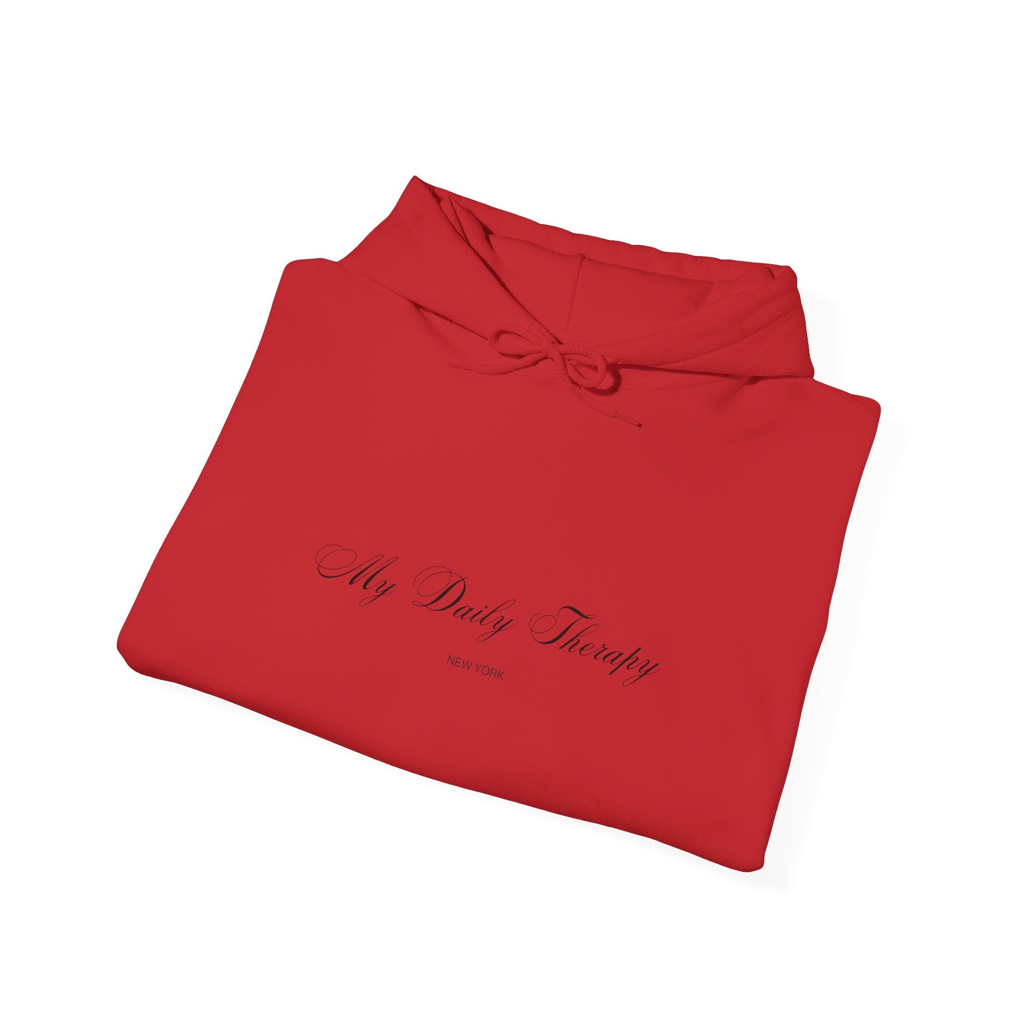 My Diary Therapy hoodie | minimal script logo, white pullover sweatshirt