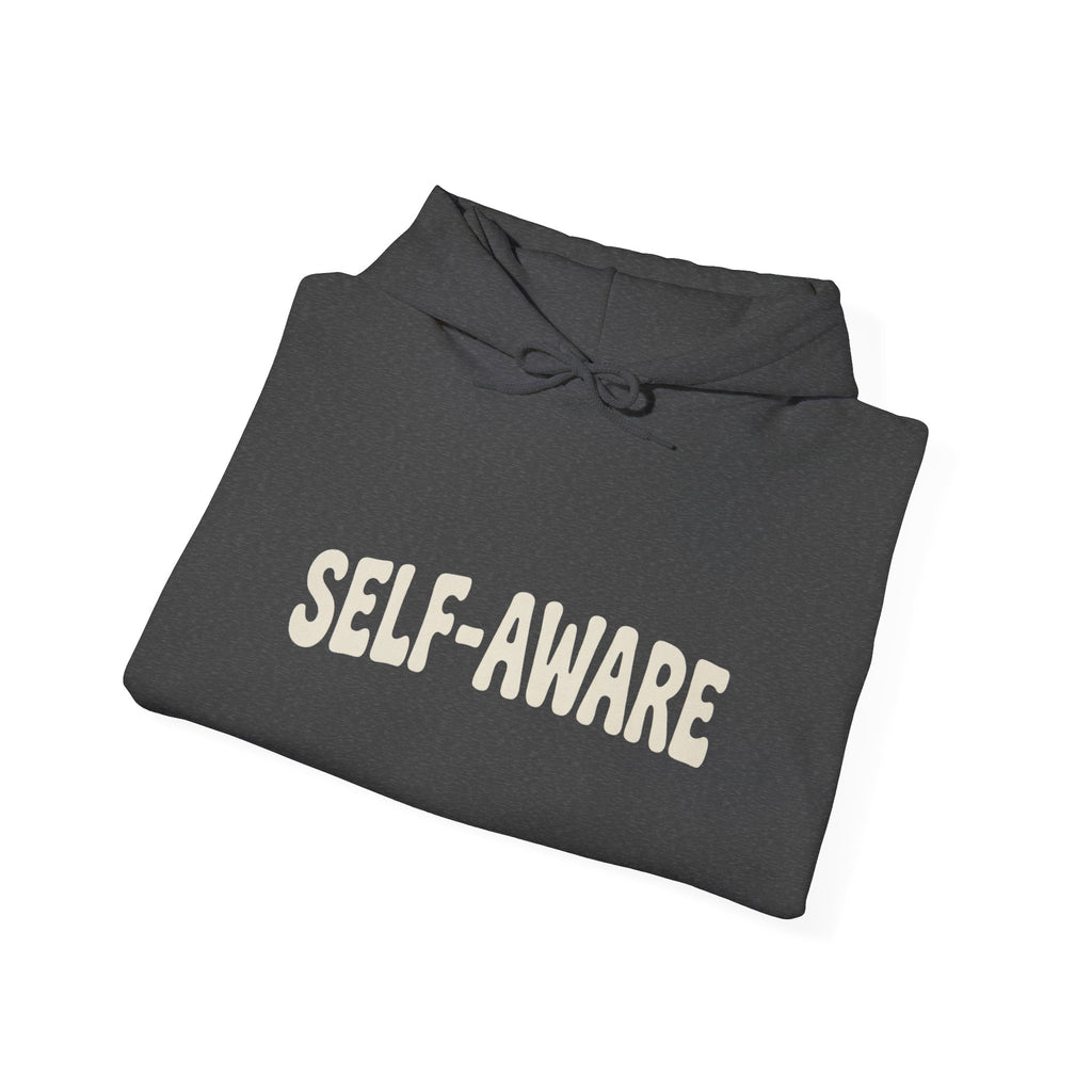 Self-Aware Hoodie | Attachment Issues But Self-Aware Back Print