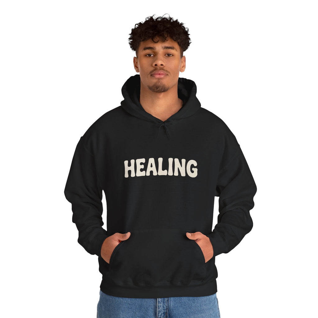 Healing But Still Toxic Sometimes Hoodie | Healing Text Pullover