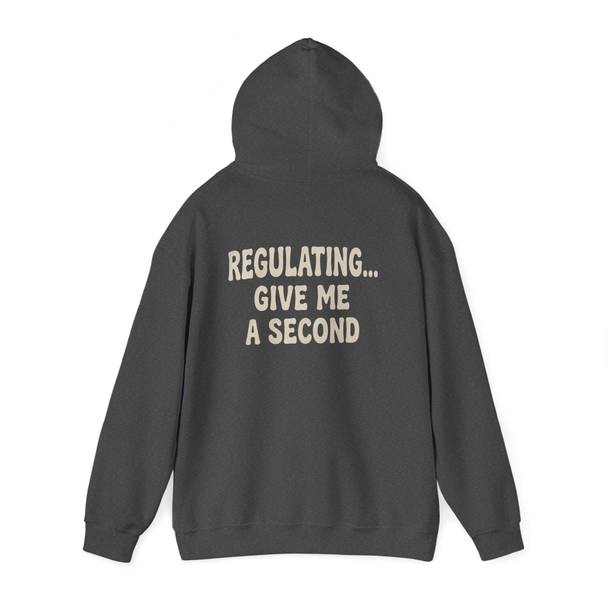 Regulating Hoodie | Regulating... Give Me A Second Sweatshirt