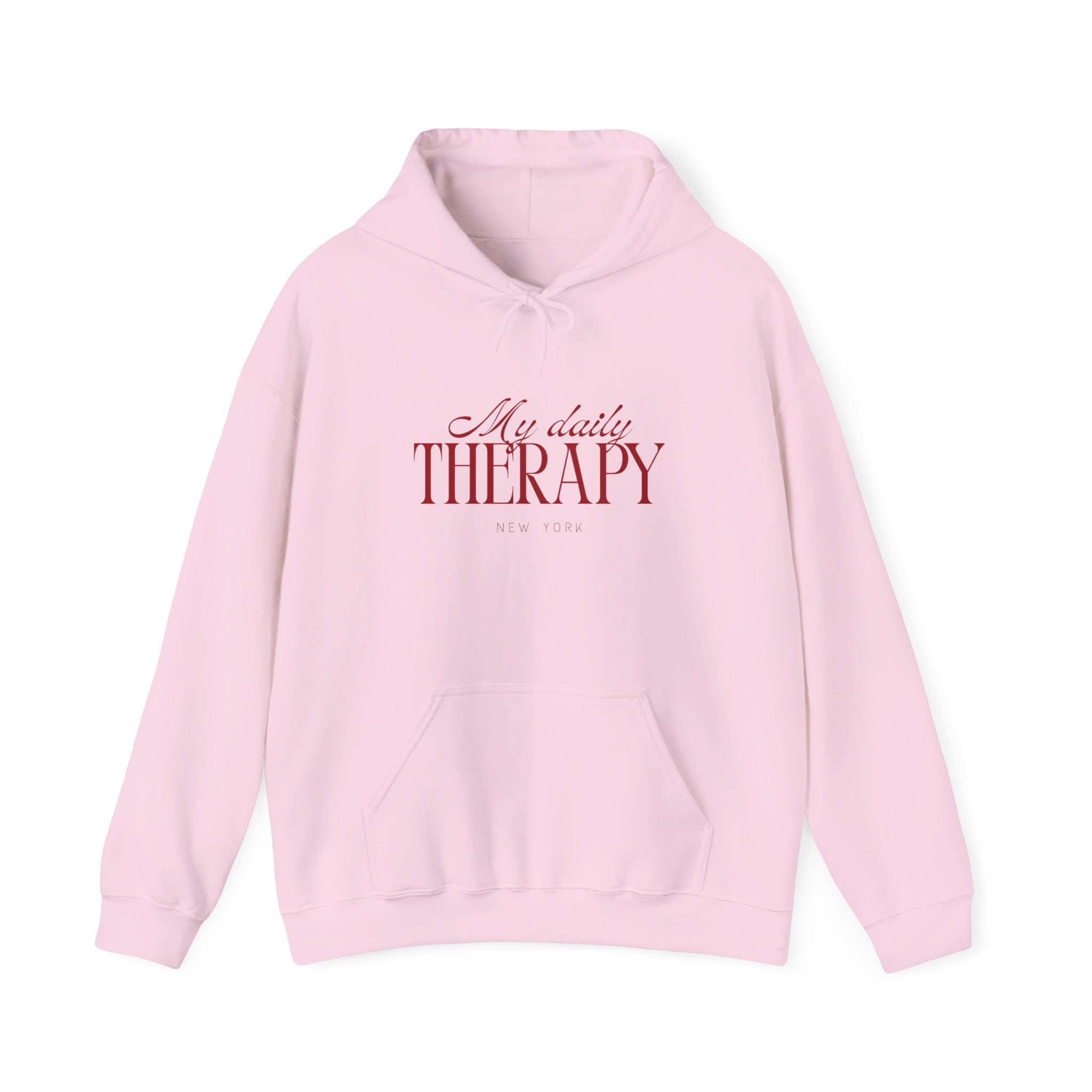 My Daily Therapy hoodie | Cozy Mental Health Quote Sweatshirt