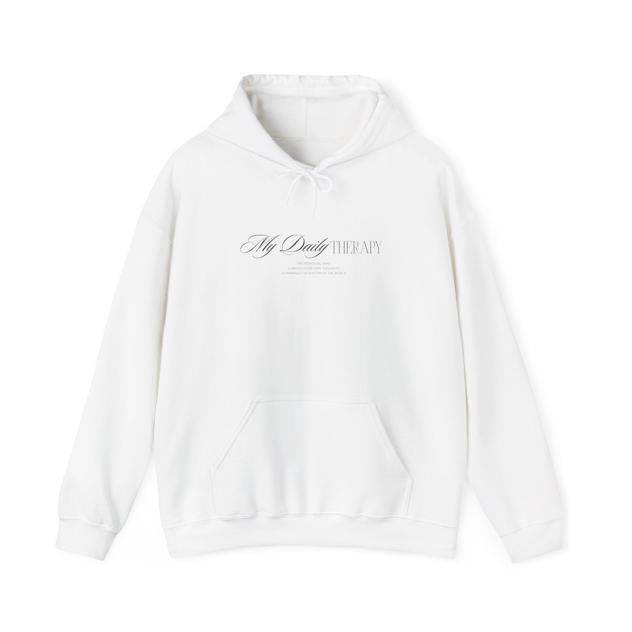 My Daily Dreams hoodie | Script text minimalist white sweatshirt