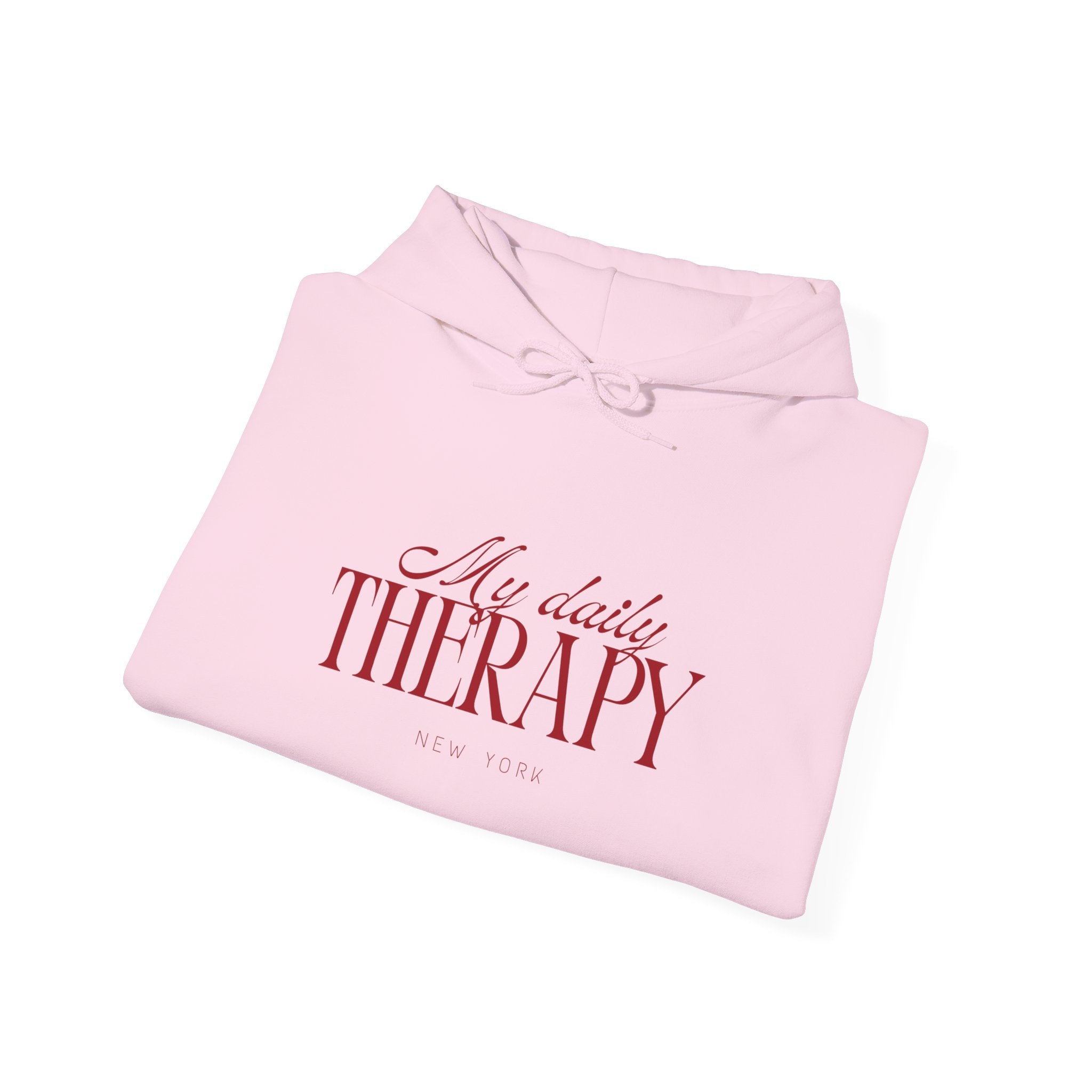 My Daily Therapy hoodie | Cozy Mental Health Quote Sweatshirt