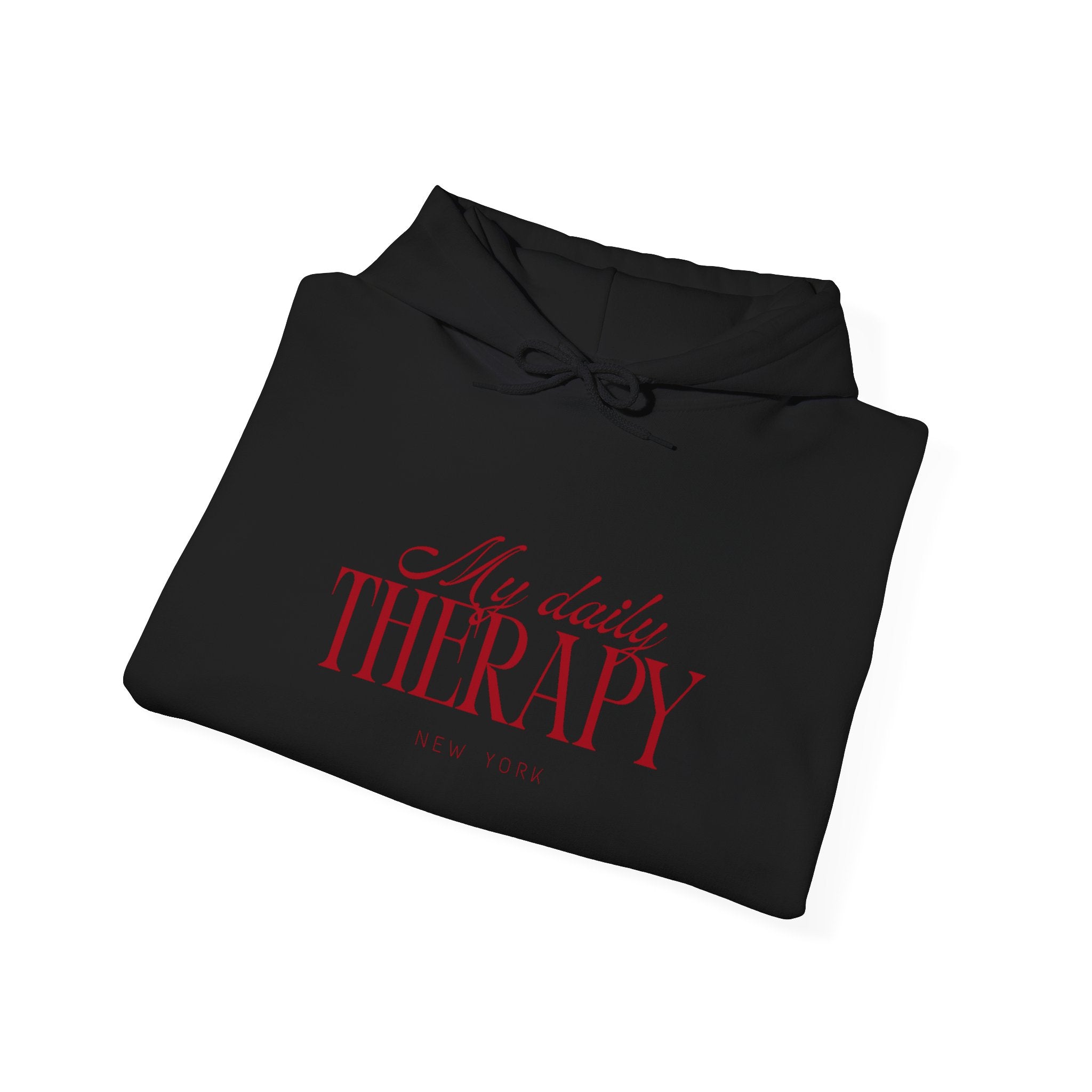 My Daily Therapy hoodie | Cozy Mental Health Quote Sweatshirt