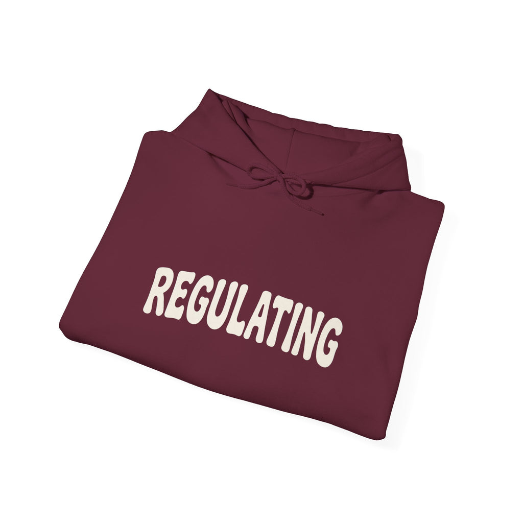 Regulating Hoodie | Regulating... Give Me A Second Sweatshirt