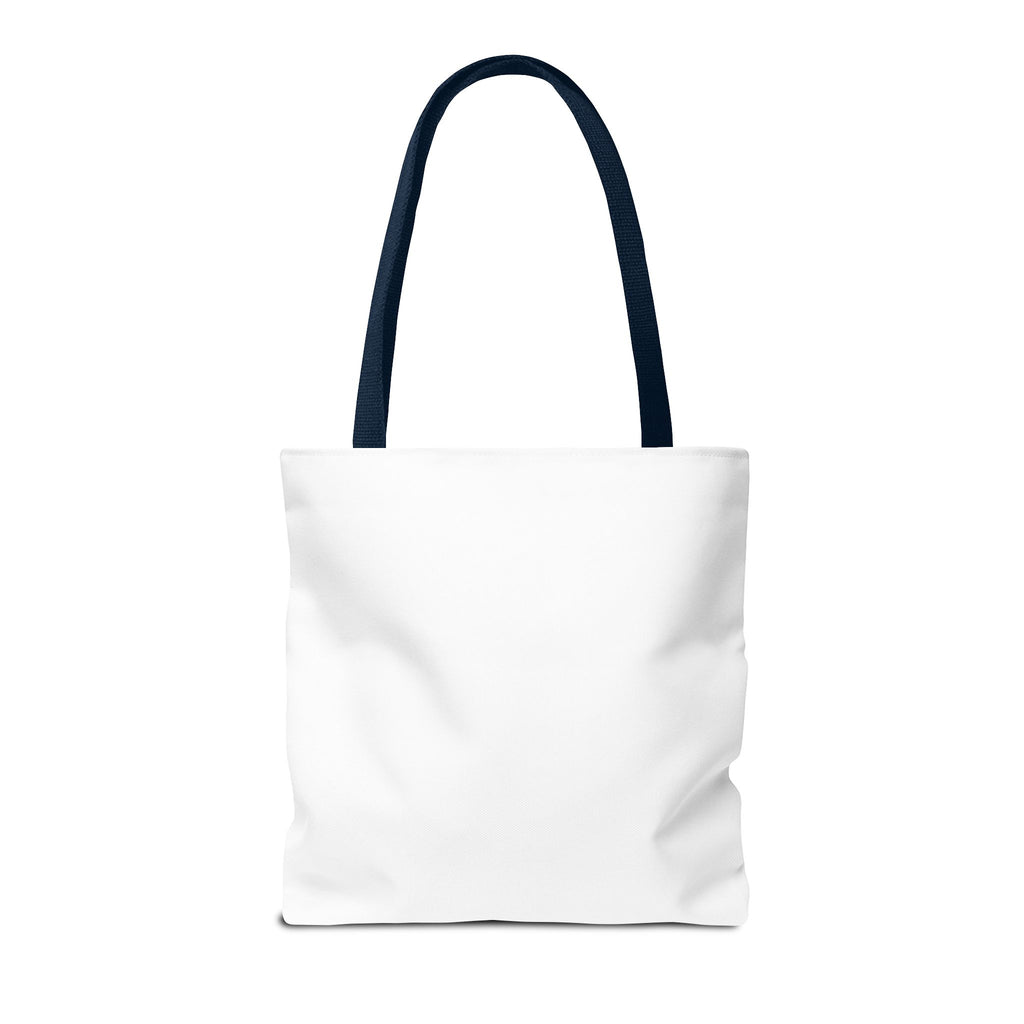 My Daily Therapy Tote Bag | New York script design, black white aesthetic