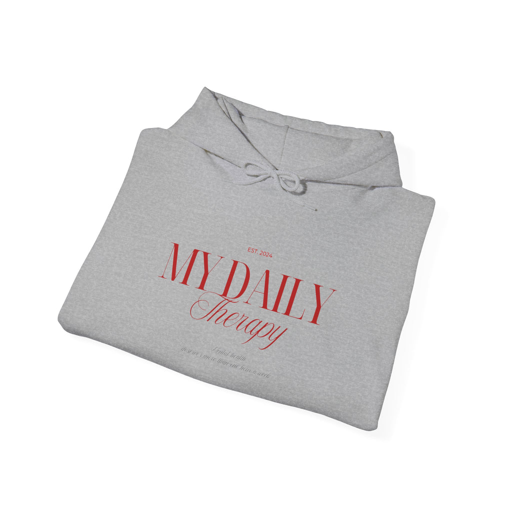 My Daily Therapy Hoodie | Minimal Script Logo sweatshirt