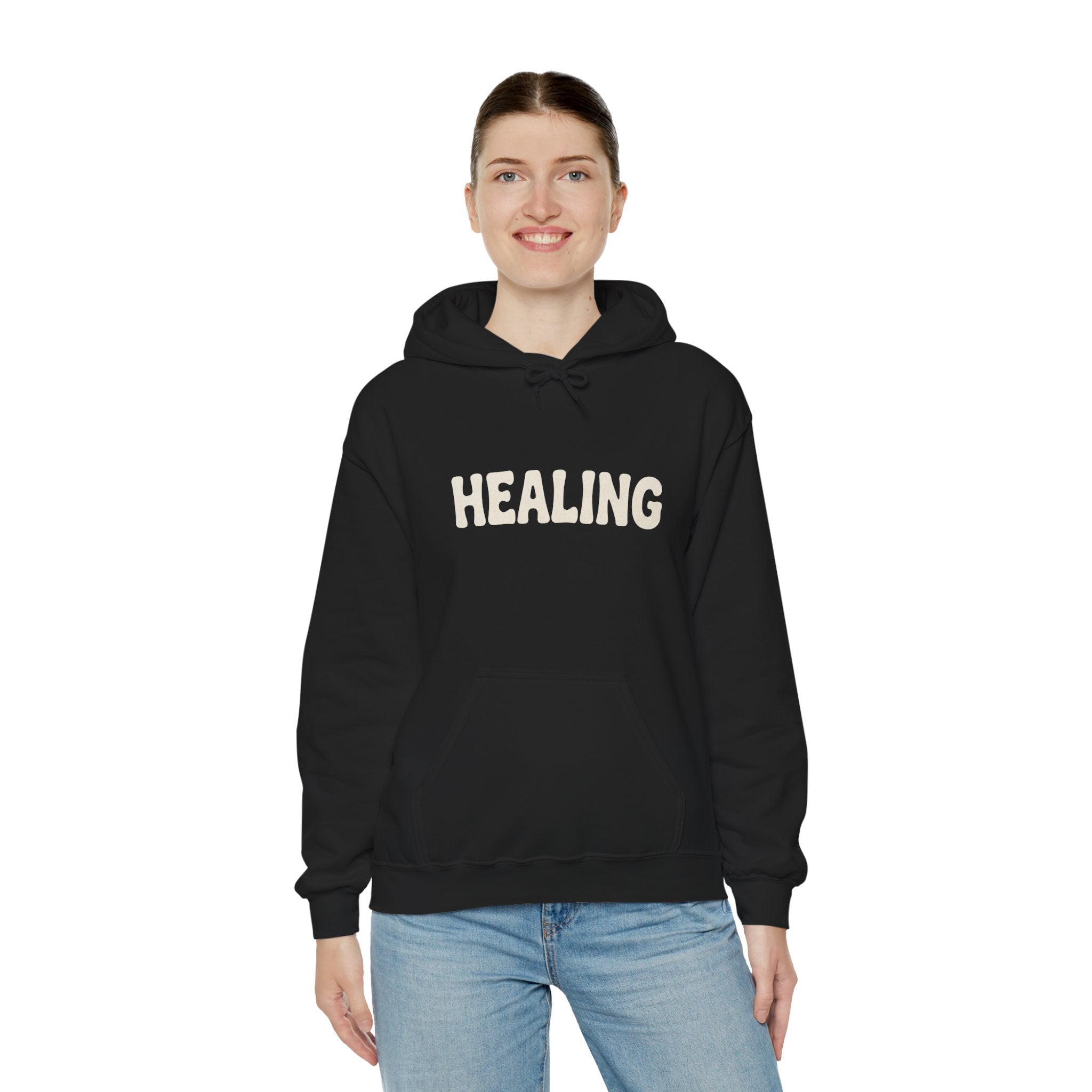 Healing But Still Toxic Sometimes Hoodie | Healing Text Pullover