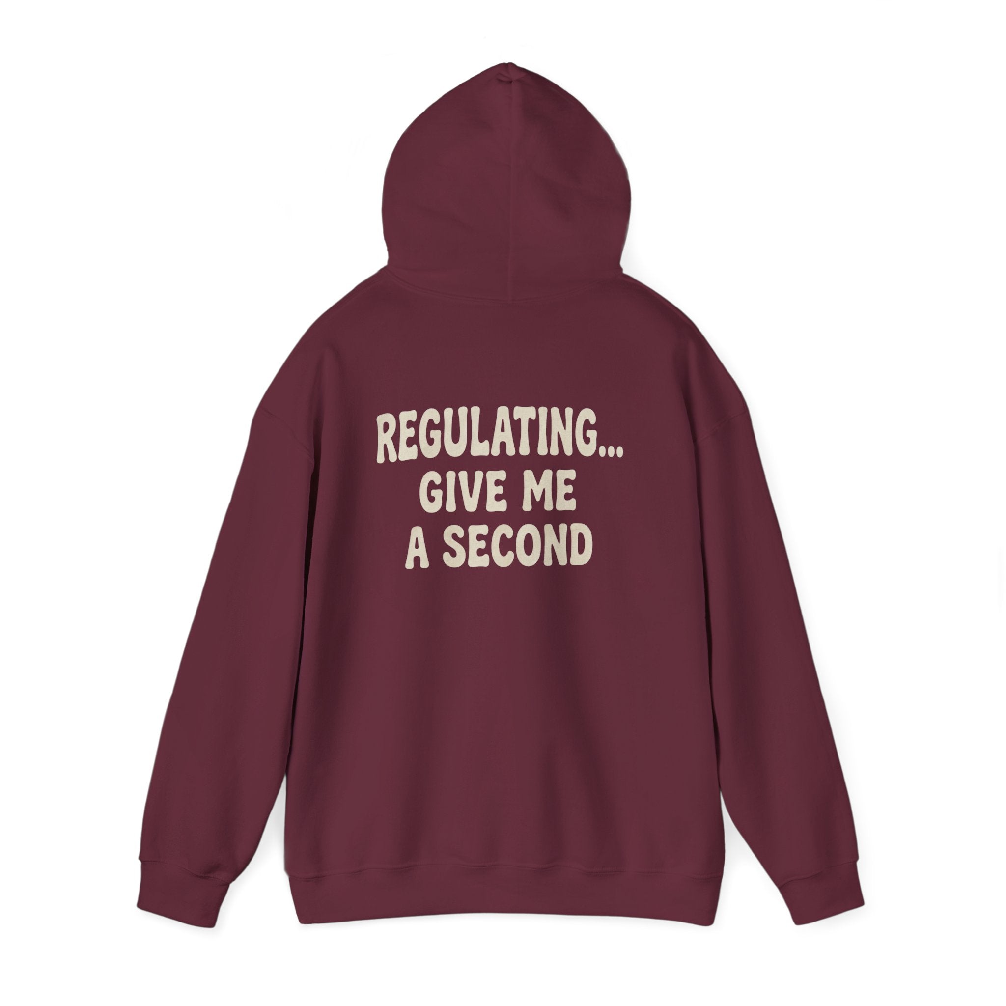 Regulating Hoodie | Regulating... Give Me A Second Sweatshirt