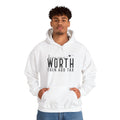 Know Your Worth Then Add Tax Hoodie | Motivational Quote Sweatshirt