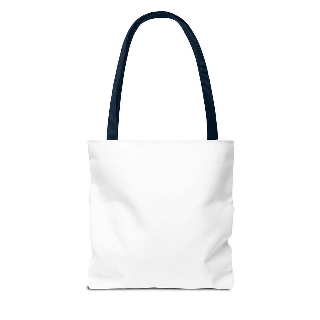 Daily typography tote bag | minimalist text canvas tote