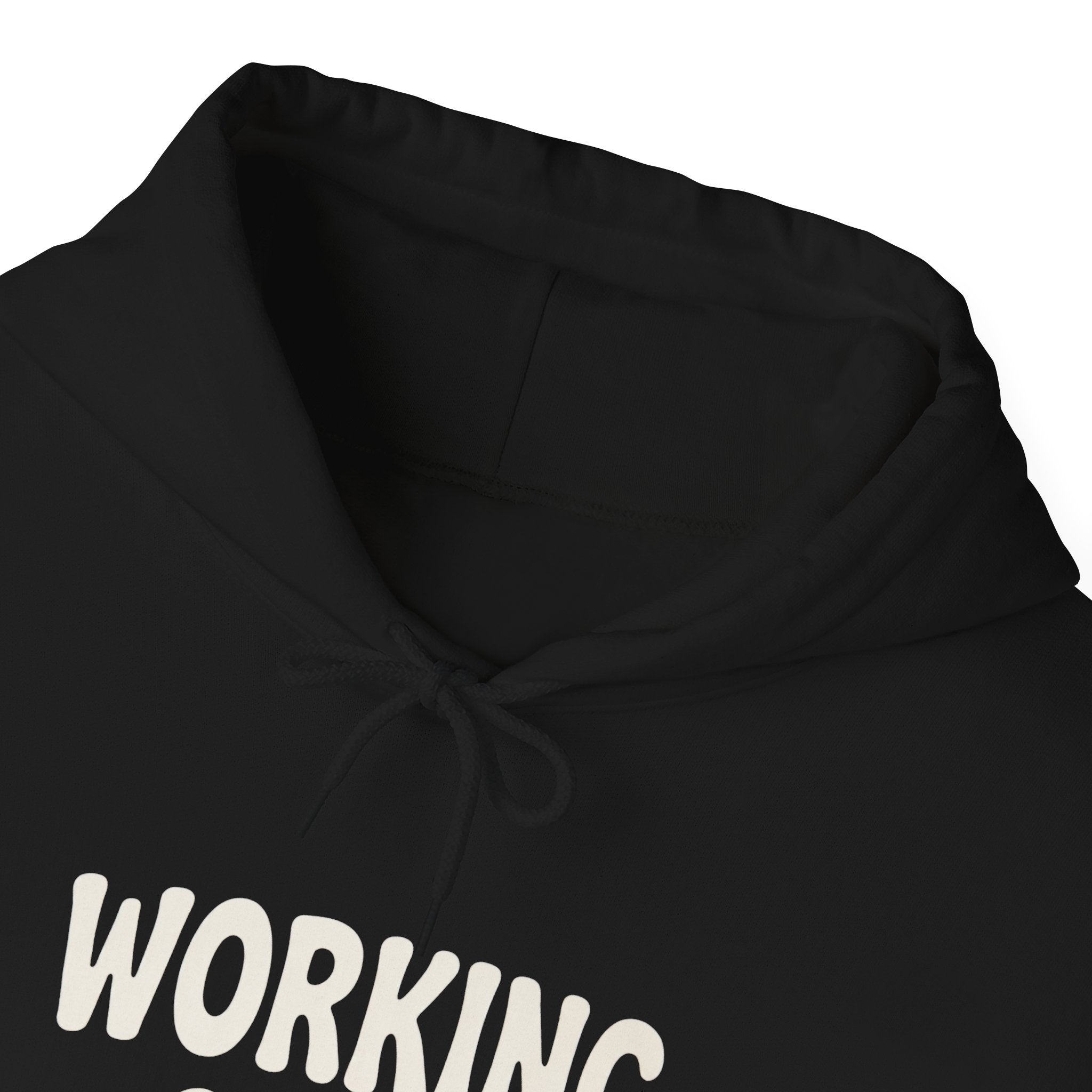Emotionally Unavailable (Working On It) Hoodie | Black Pullover Sweatshirt