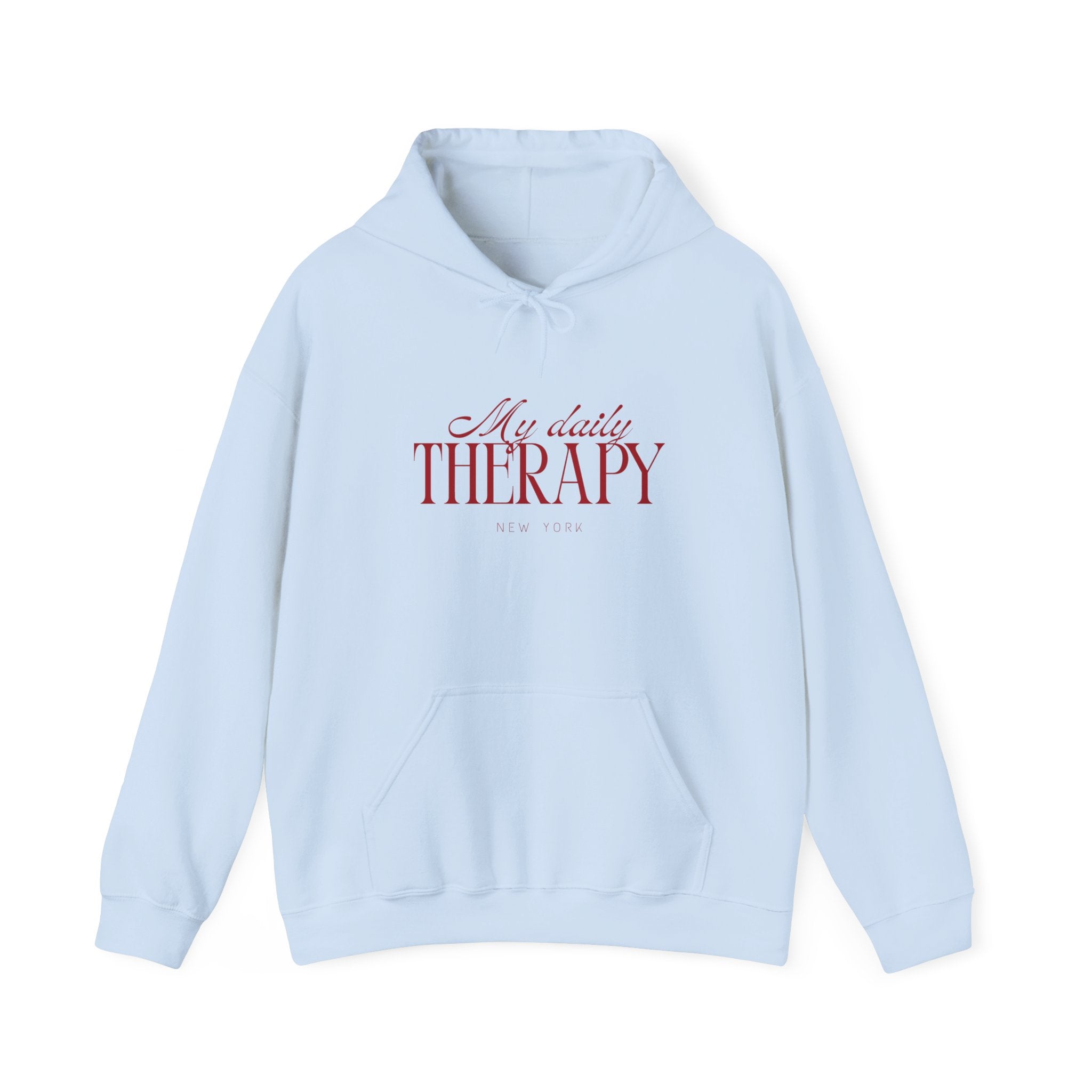 My Daily Therapy hoodie | Cozy Mental Health Quote Sweatshirt