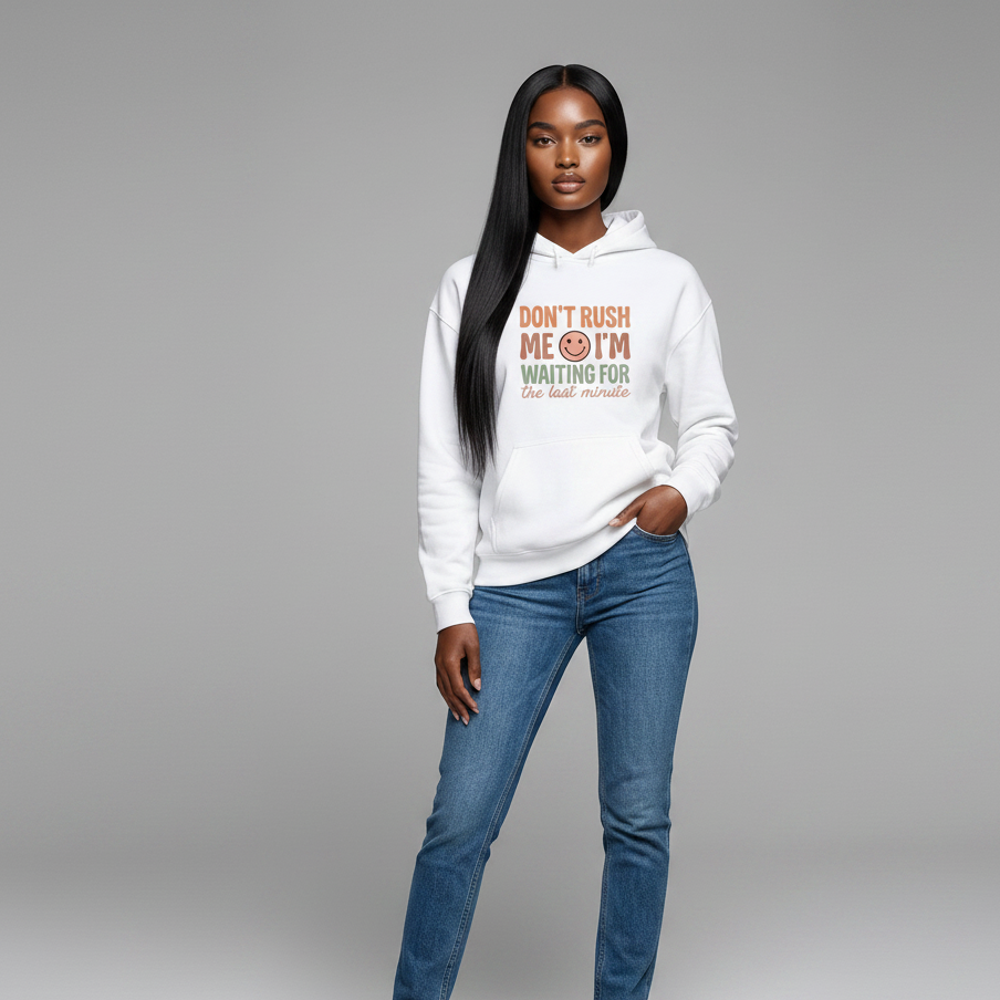 Don't Rush Me I'm Waiting For Cookies Hoodie | Cute Cookie Phrase Sweatshirt